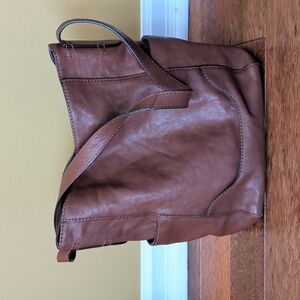 Frye Brown Leather Shoulder Bag
